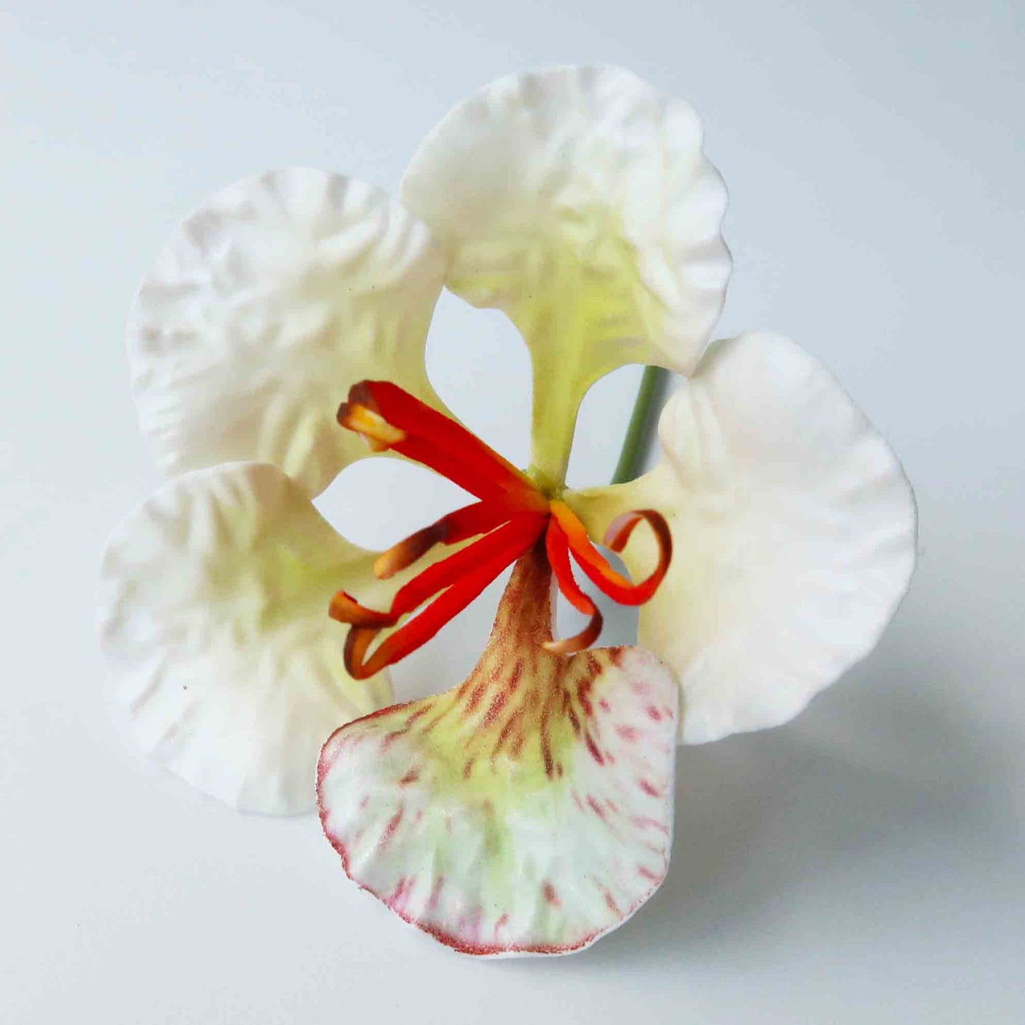 Ohai Ali'i Foam Flower Pick - White (2.75 inch)