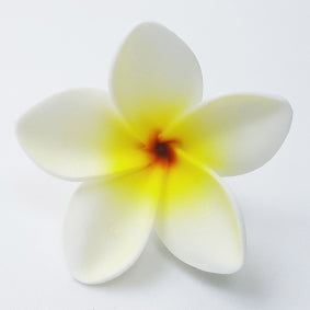 Plumeria Foam Flower With Stem (2.35 inch) #CP11