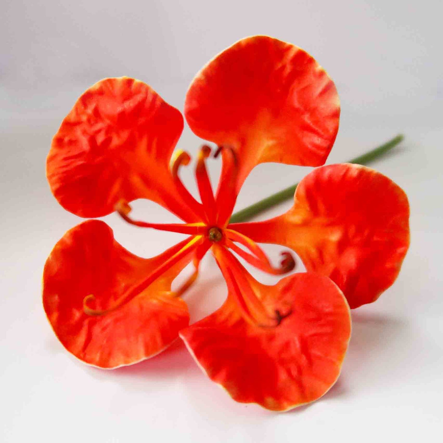 Ohai Ali'i Foam Flower Pick- Red (2.75 inch)