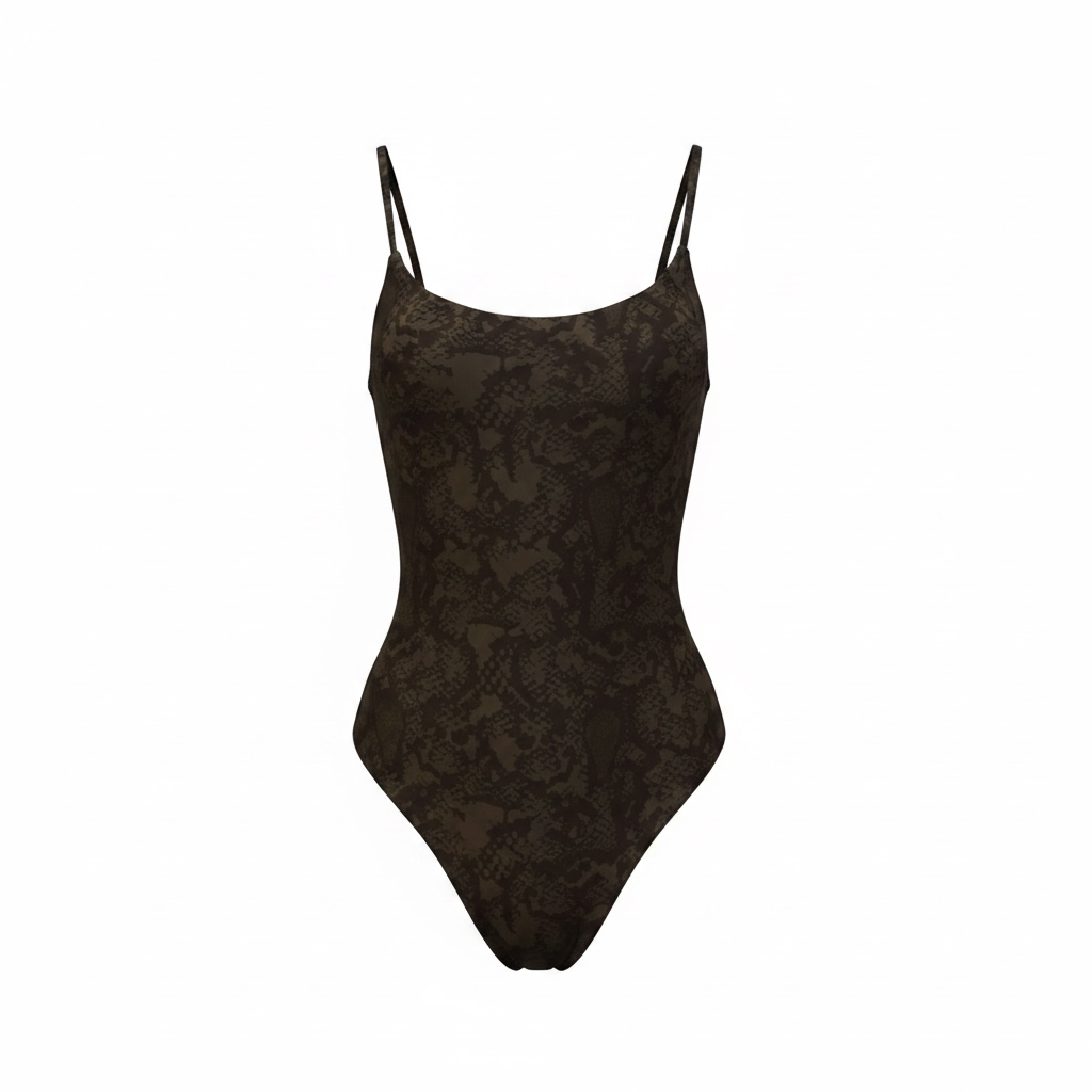 Hiwa One Piece - Brown Textile Snake (ONLINE)