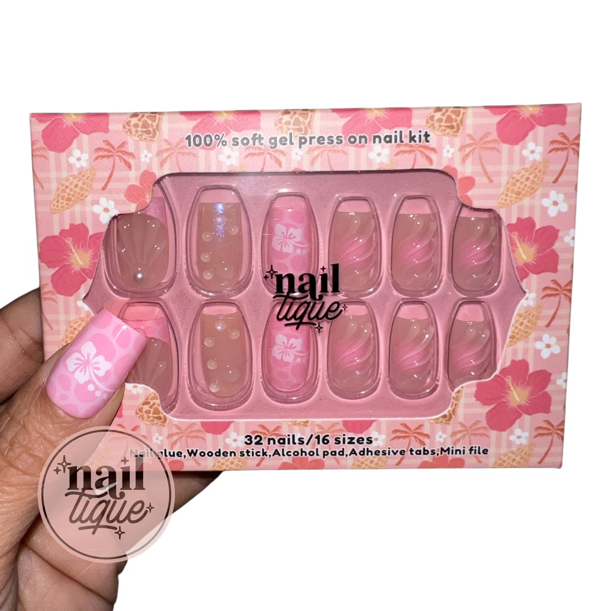 Hibiscus Dreams Nails