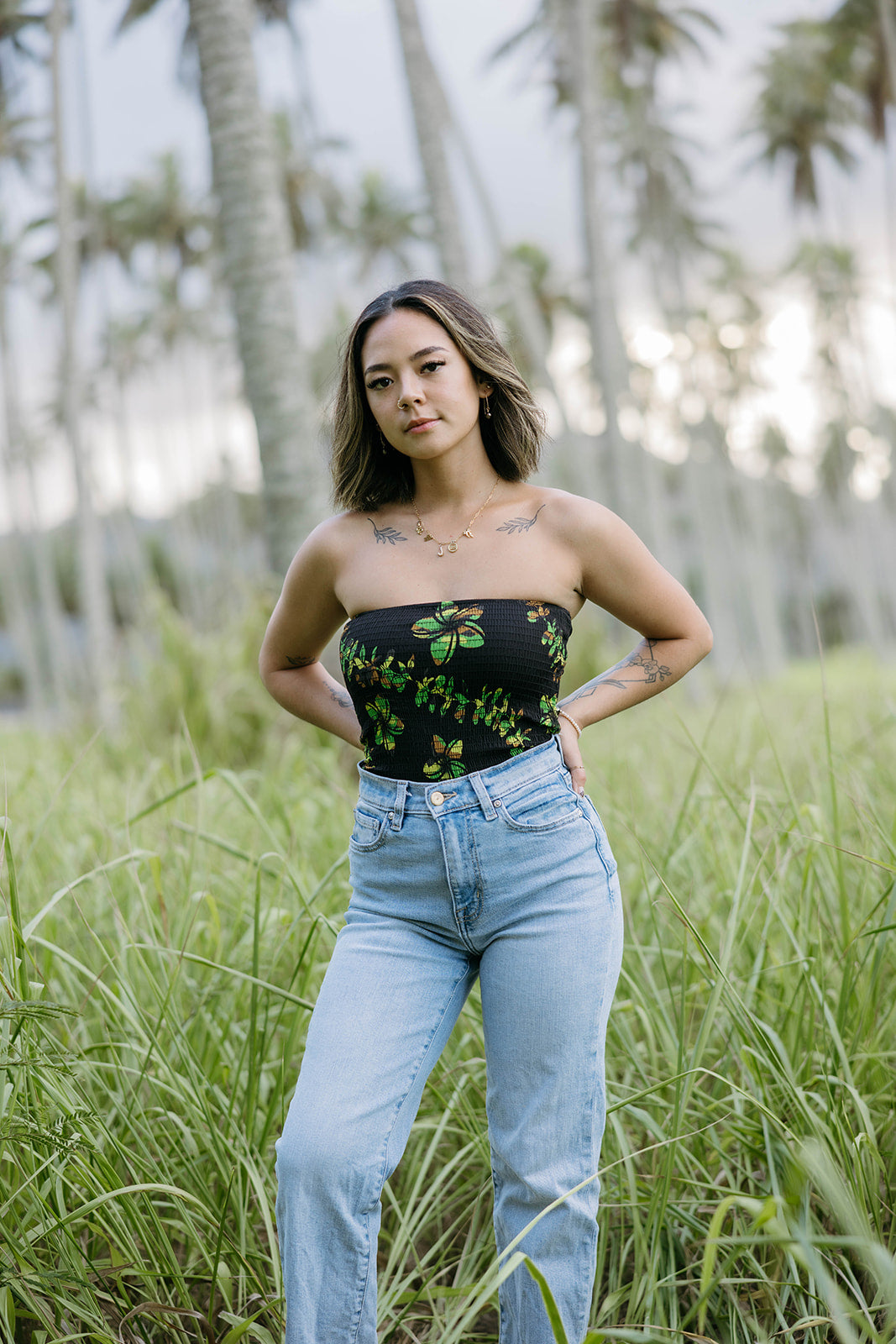 Lexi Tube Top - Camo Pua Melia