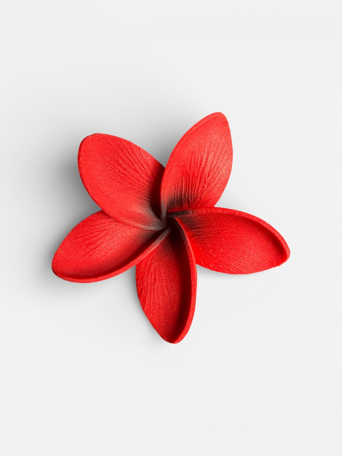 Red Plumeria Foam Flower With Stem