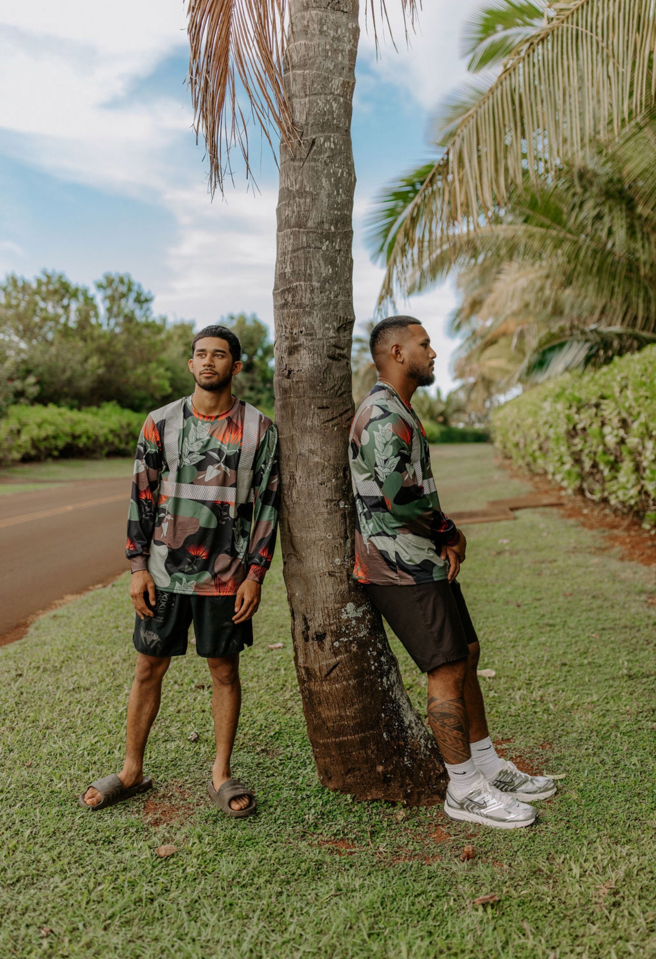 Camo Lehua High Vis Work Shirt