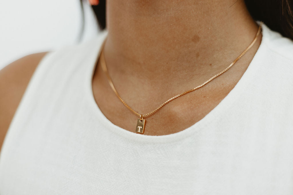 Dainty Initial Necklace