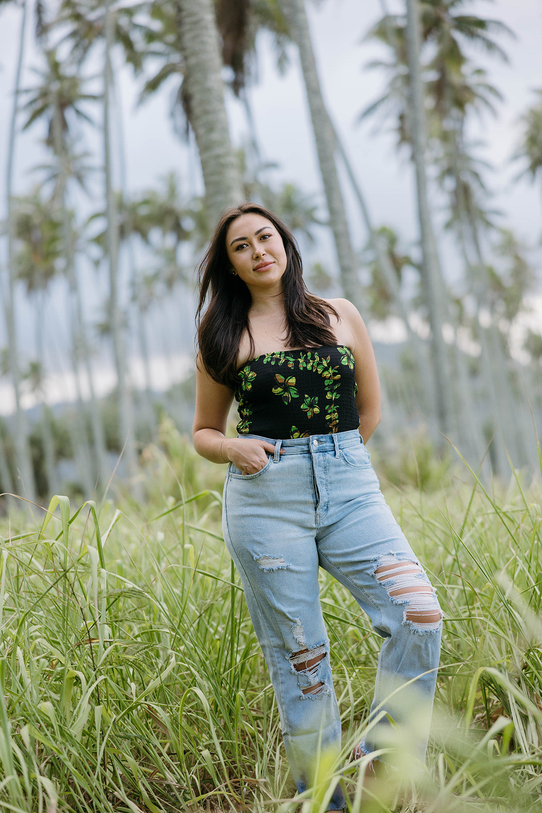 Lexi Tube Top - Camo Pua Melia