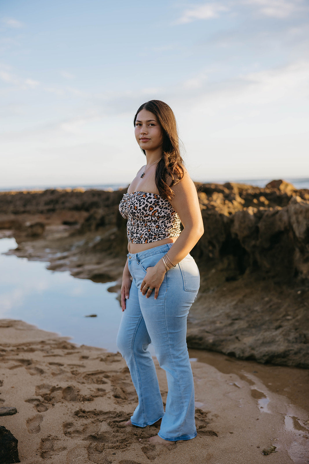 Lovie Tube Top - Leopard x Pua kenikeni