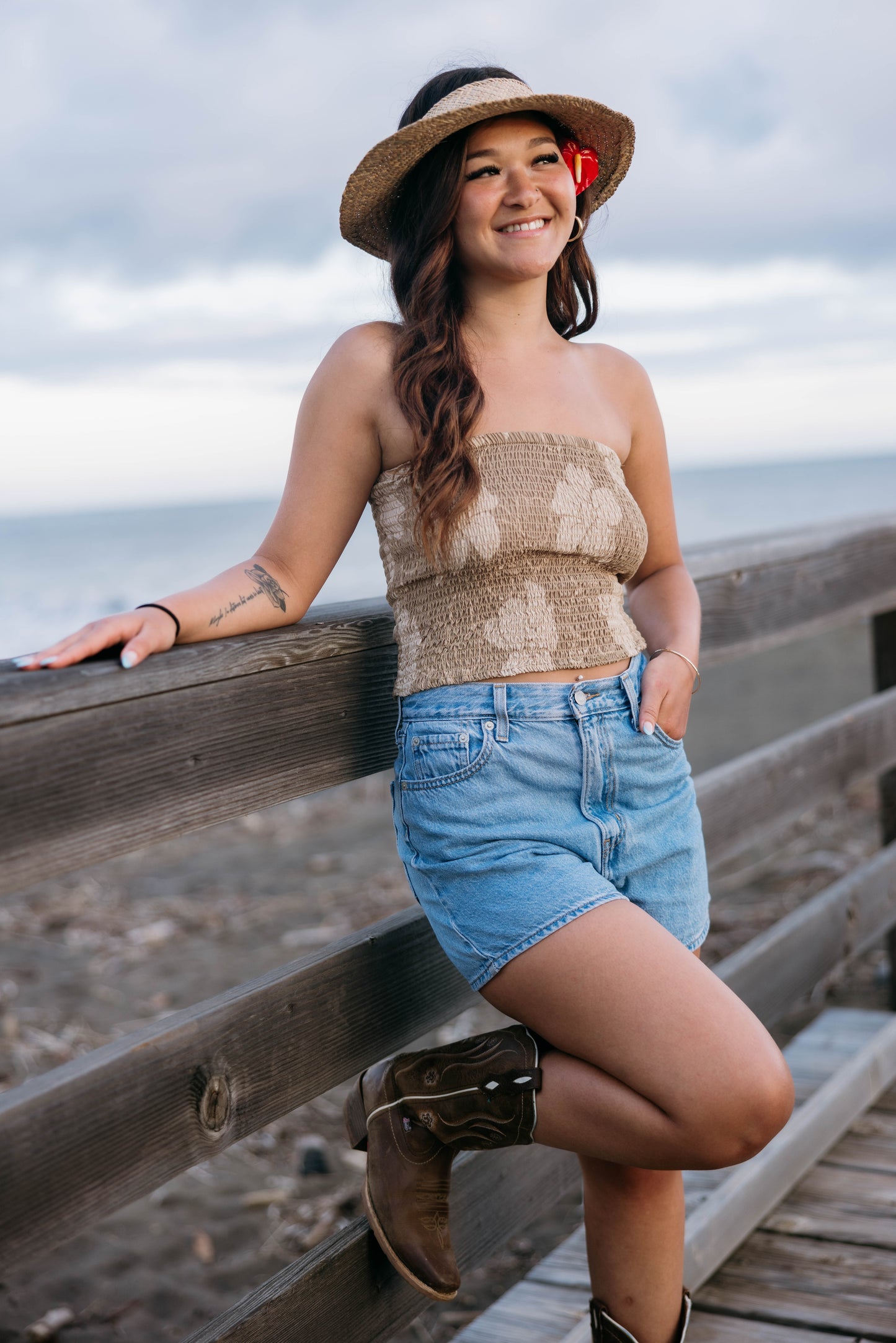 Lexi Tube Top - Puakenikeni
