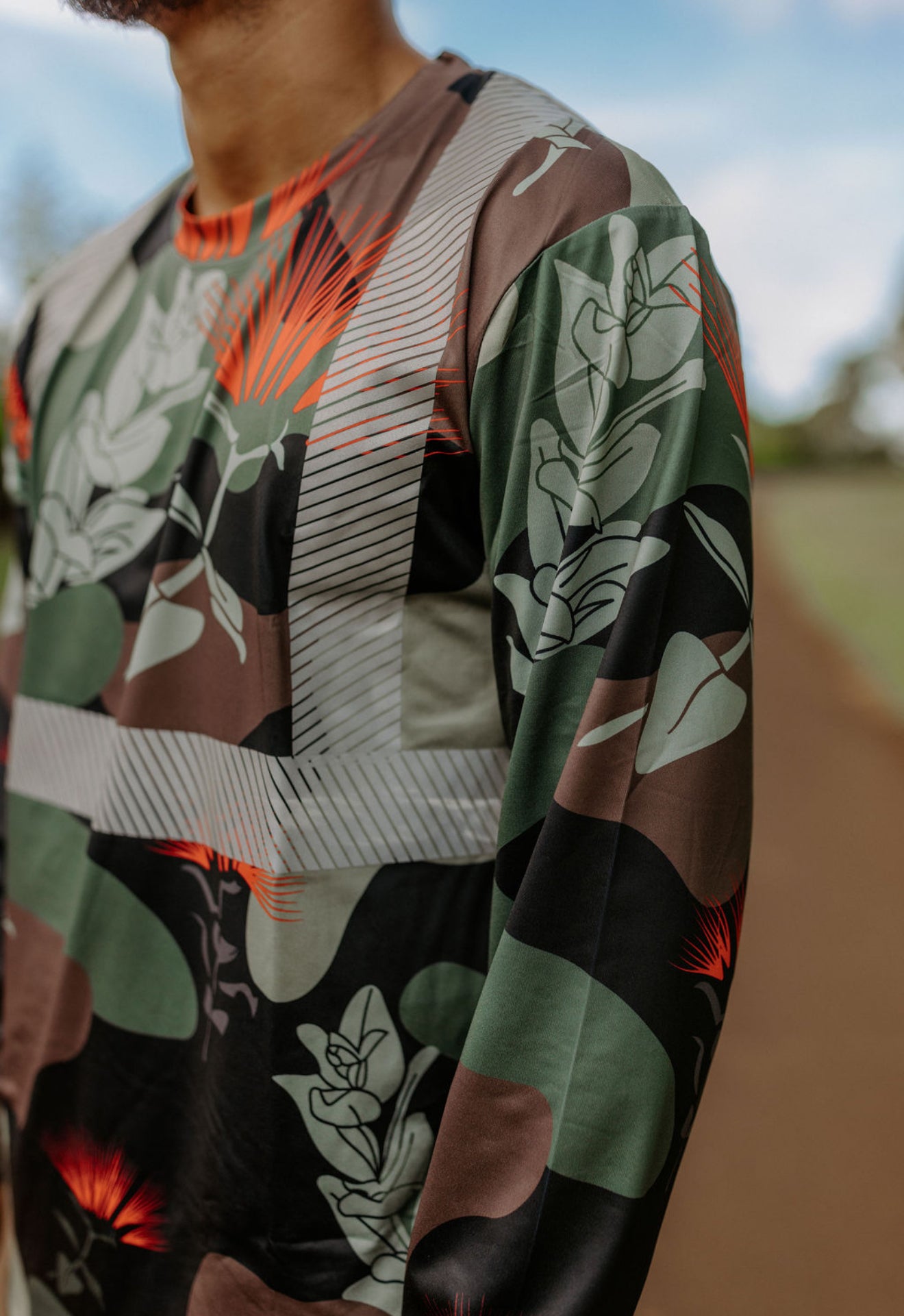 Camo Lehua High Vis Work Shirt