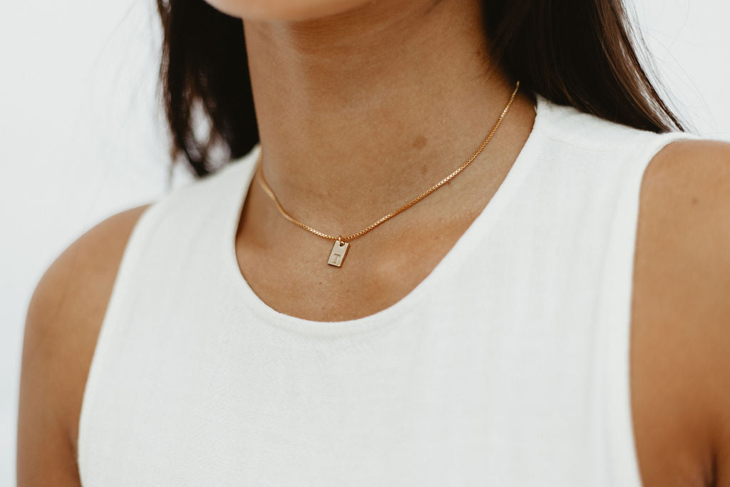 Dainty Initial Necklace