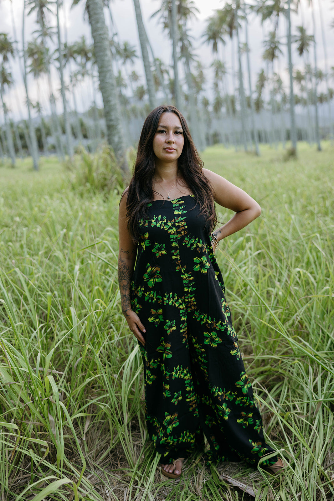 Lana Jumpsuit - Camo Pua Melia