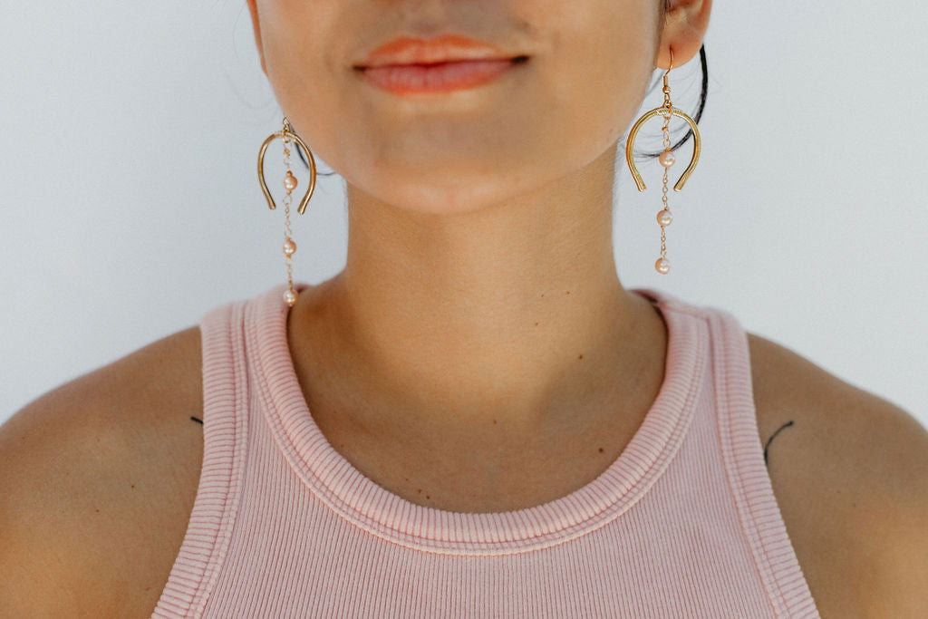 Wena Earrings - Pink