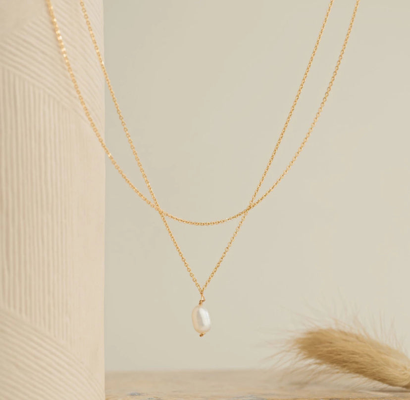 Layered Freshwater Pearl Necklace