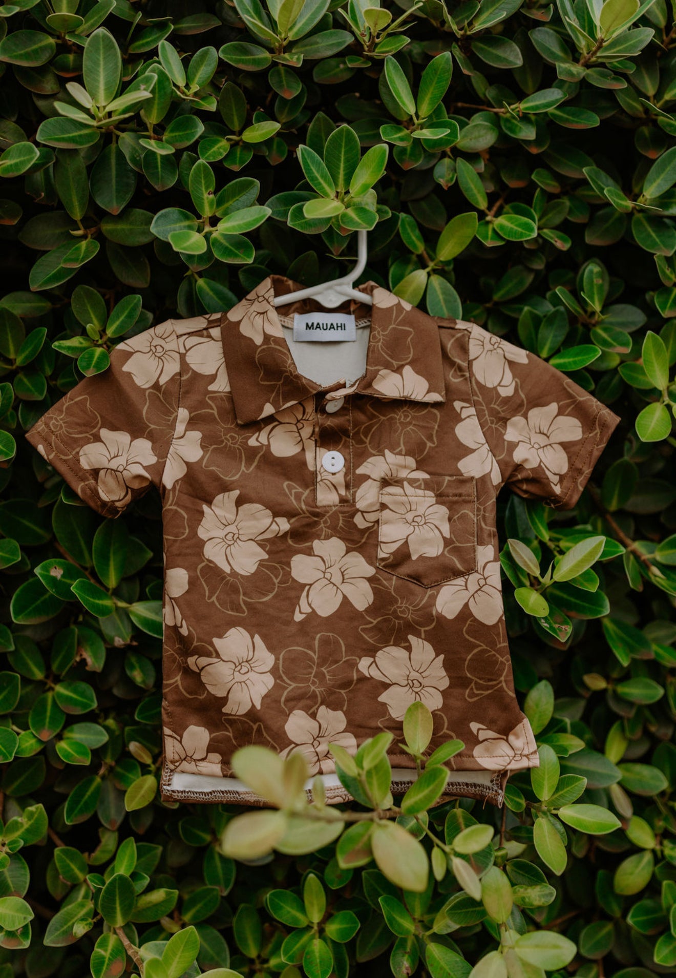 Keiki Braddah Polo - Chocolate Puakenikeni