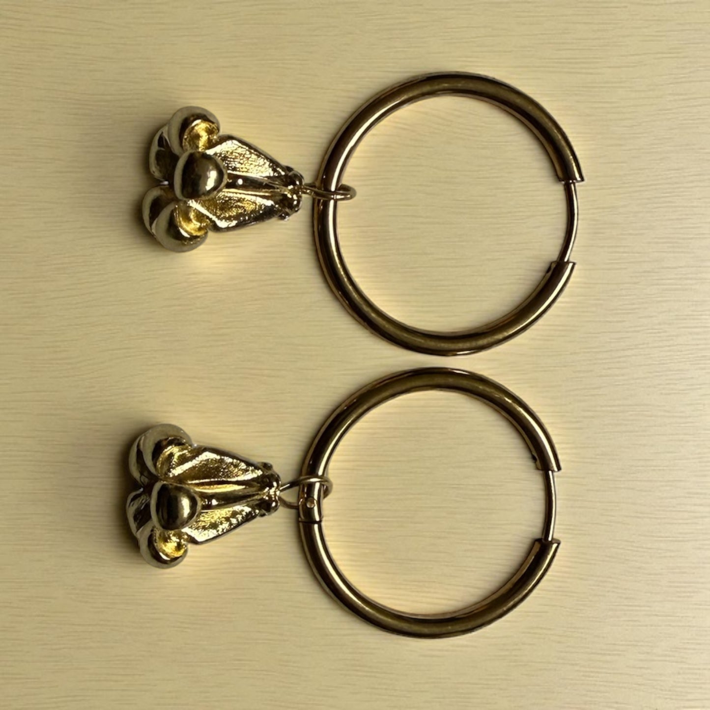 Chunky Hoops - Gold Pua Kalaunu