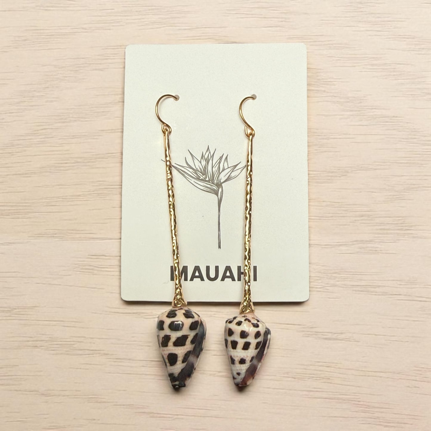 Falling Hebrew Earrings