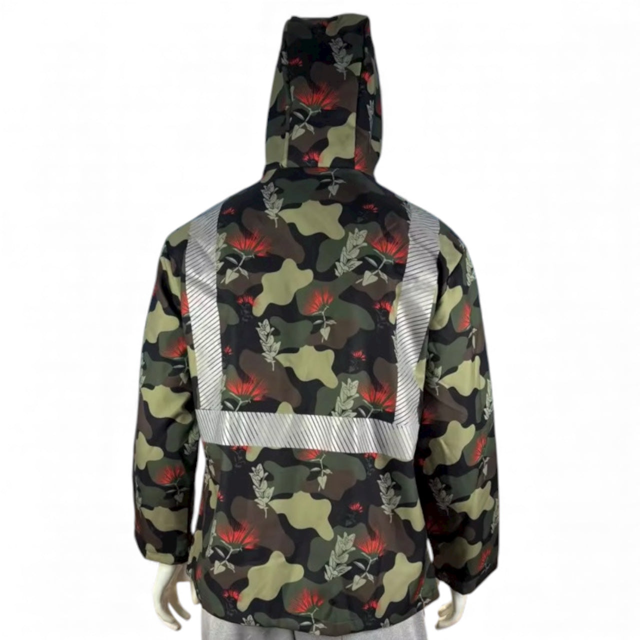 High Vis Camo Lehua Waterproof Jacket