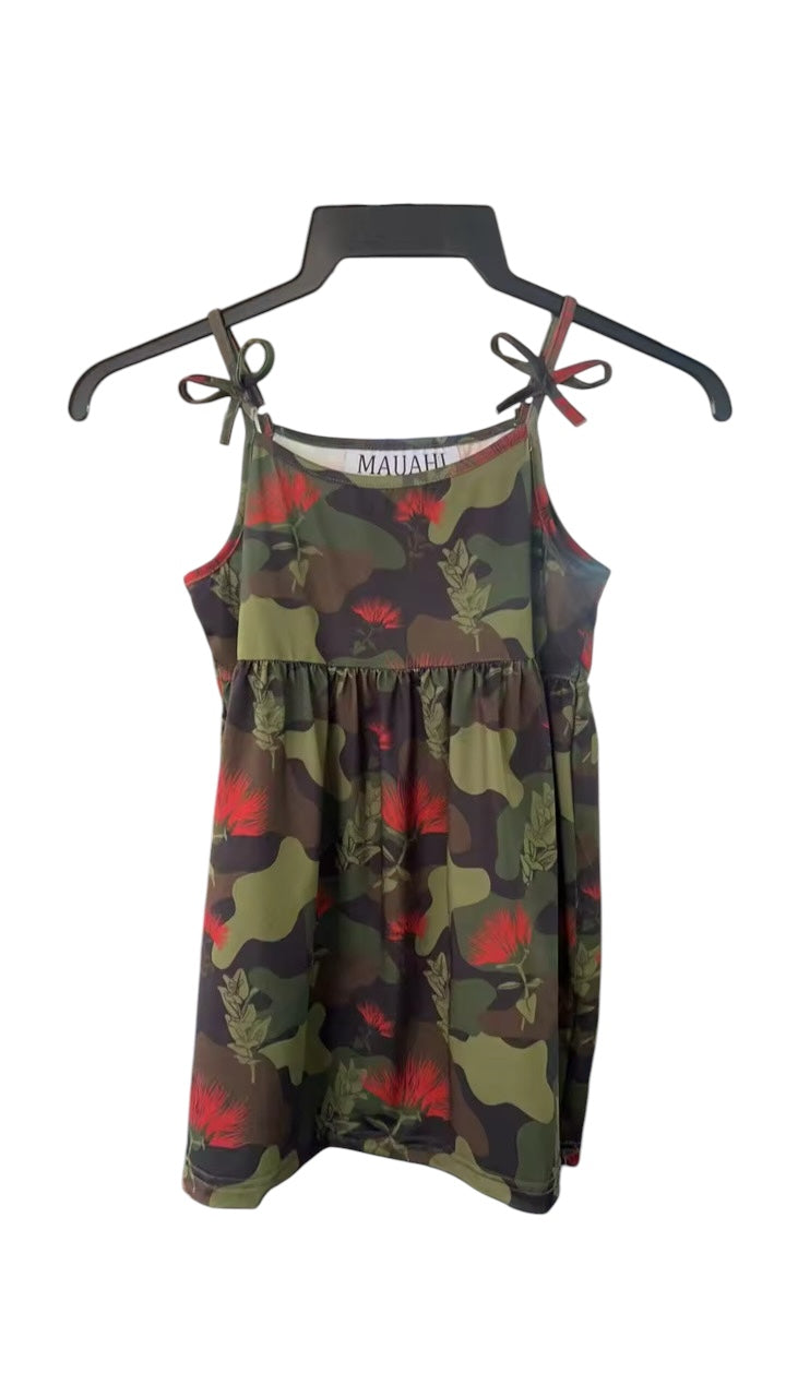 Lilia Dress - Camo Lehua