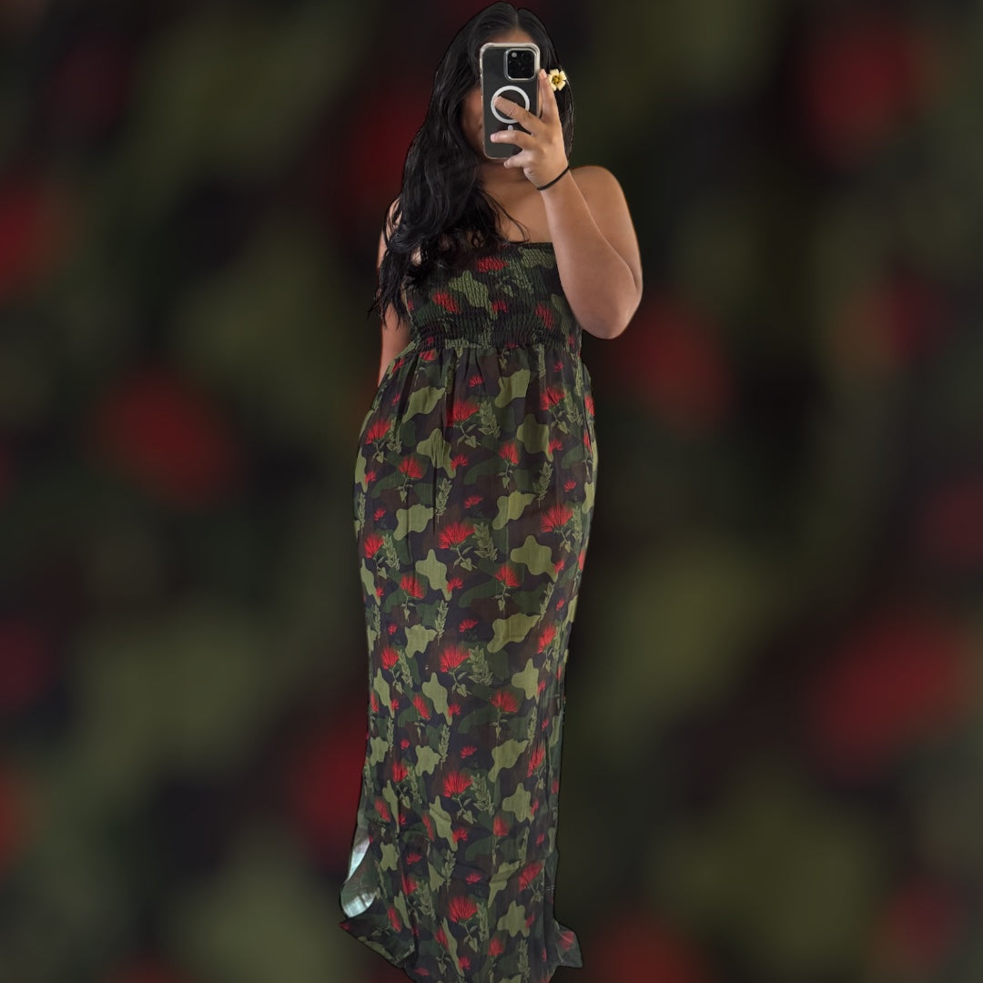 Women’s SIA dress - Camo Lehua