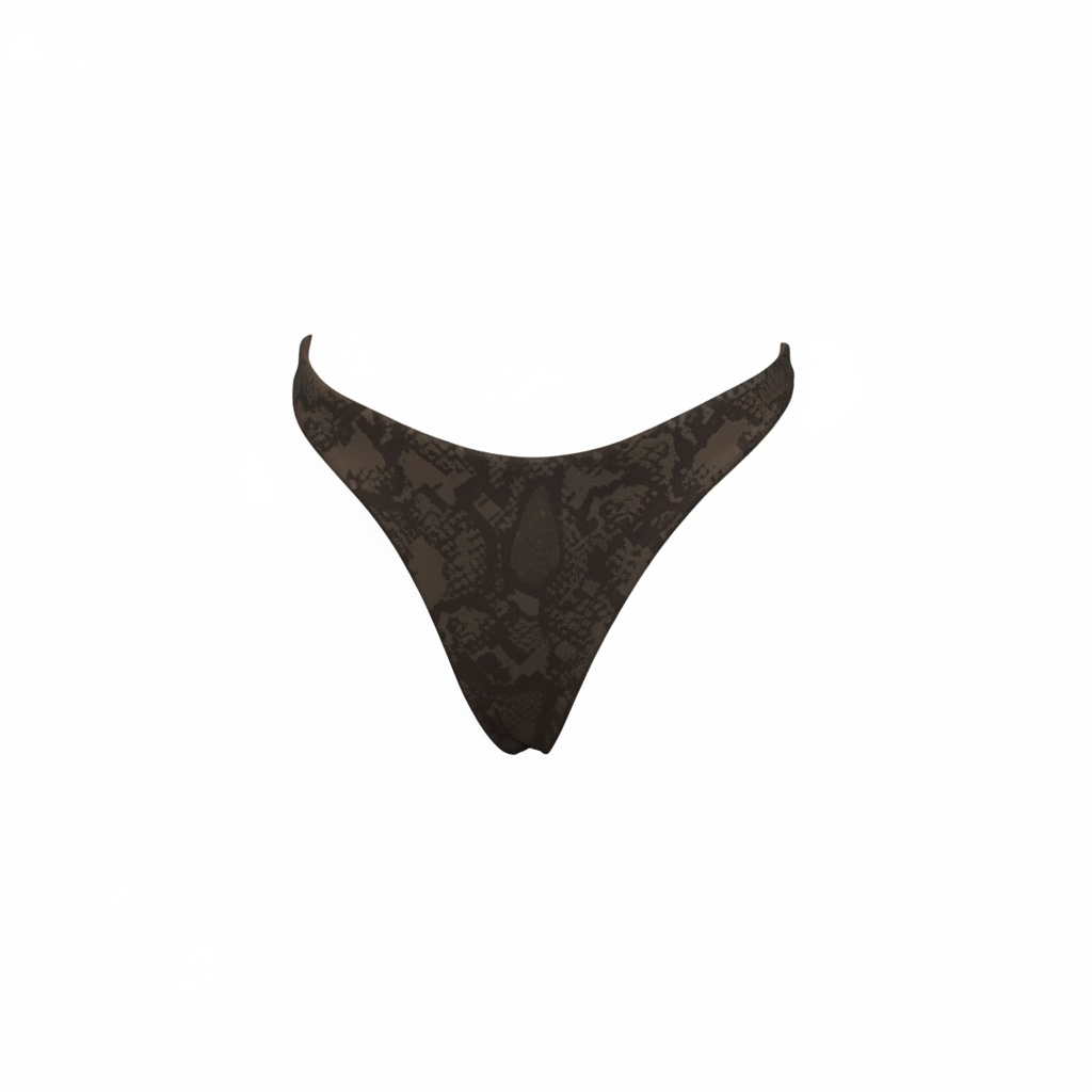 LUANA BOTTOMS - Brown Textile Snake (ONLINE)