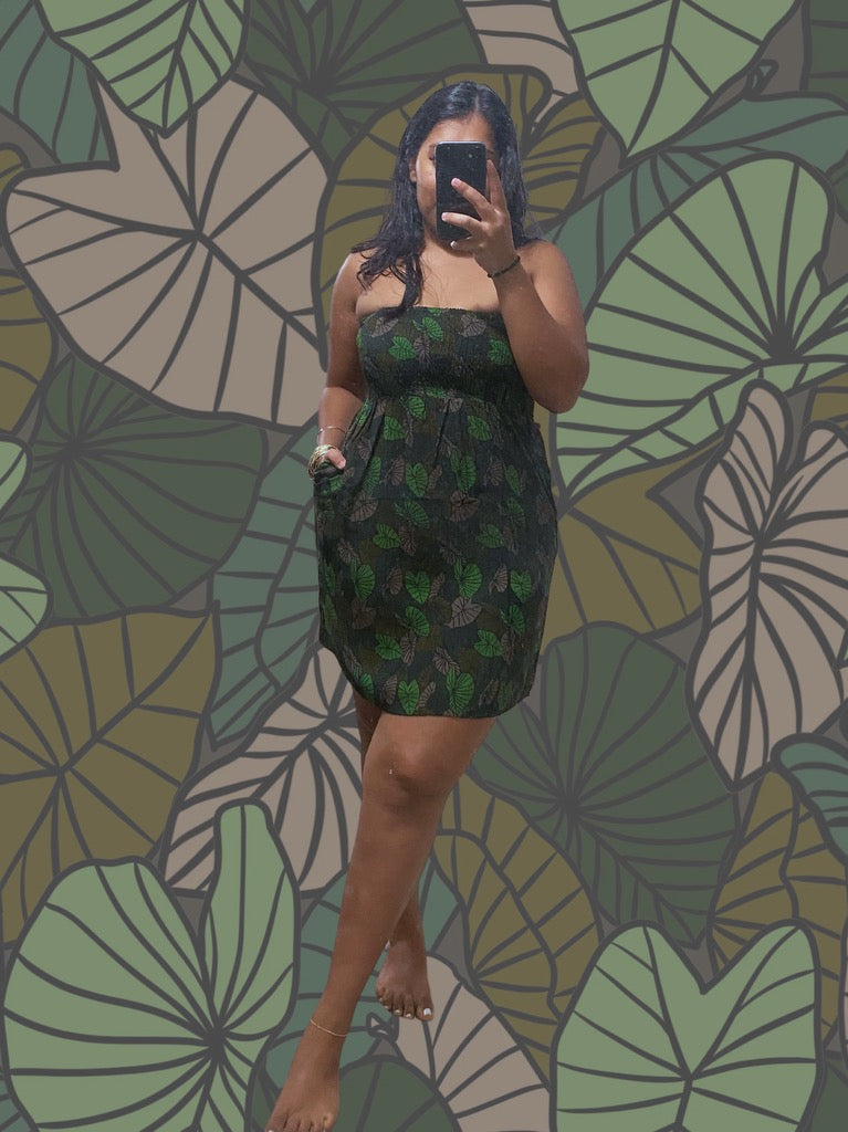 Tewai Dress - Kalo Camo