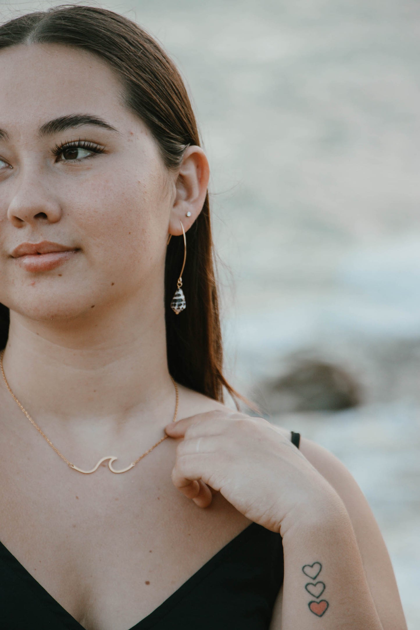 Sleek Hebrew Earrings