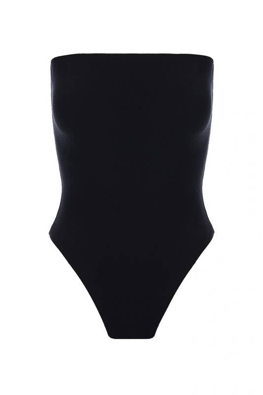 Strapless Bodysuits: Black