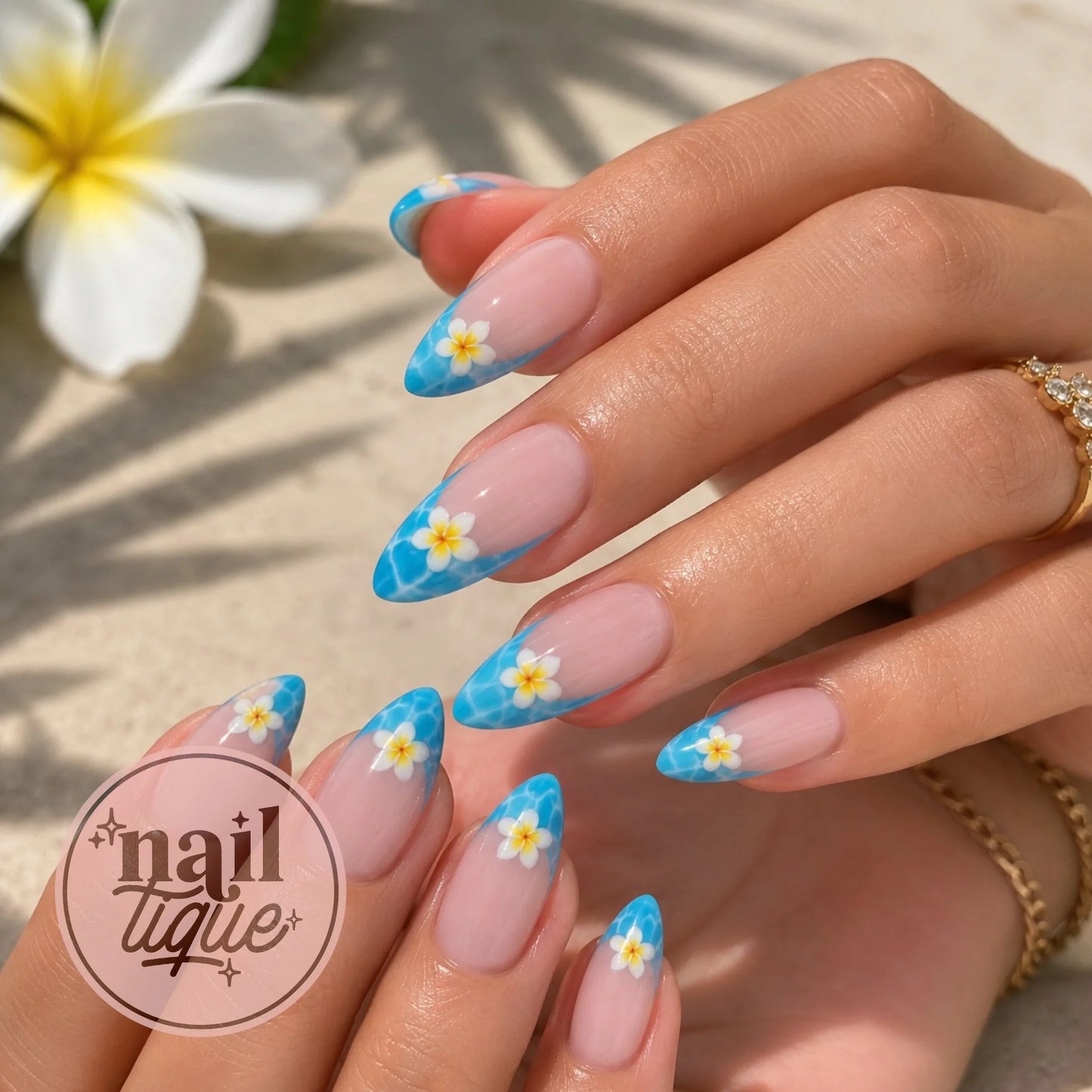 Plumeria Nails