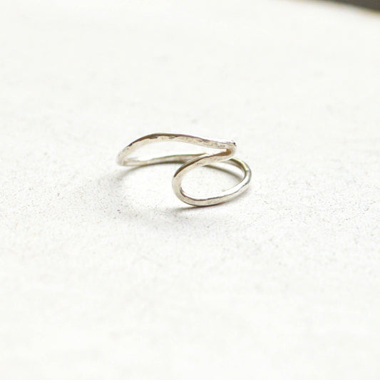 Wave Ring in Sterling or Gold