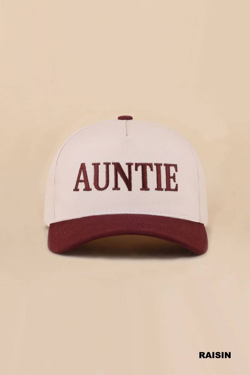 Auntie Two Tone Snapback Hat