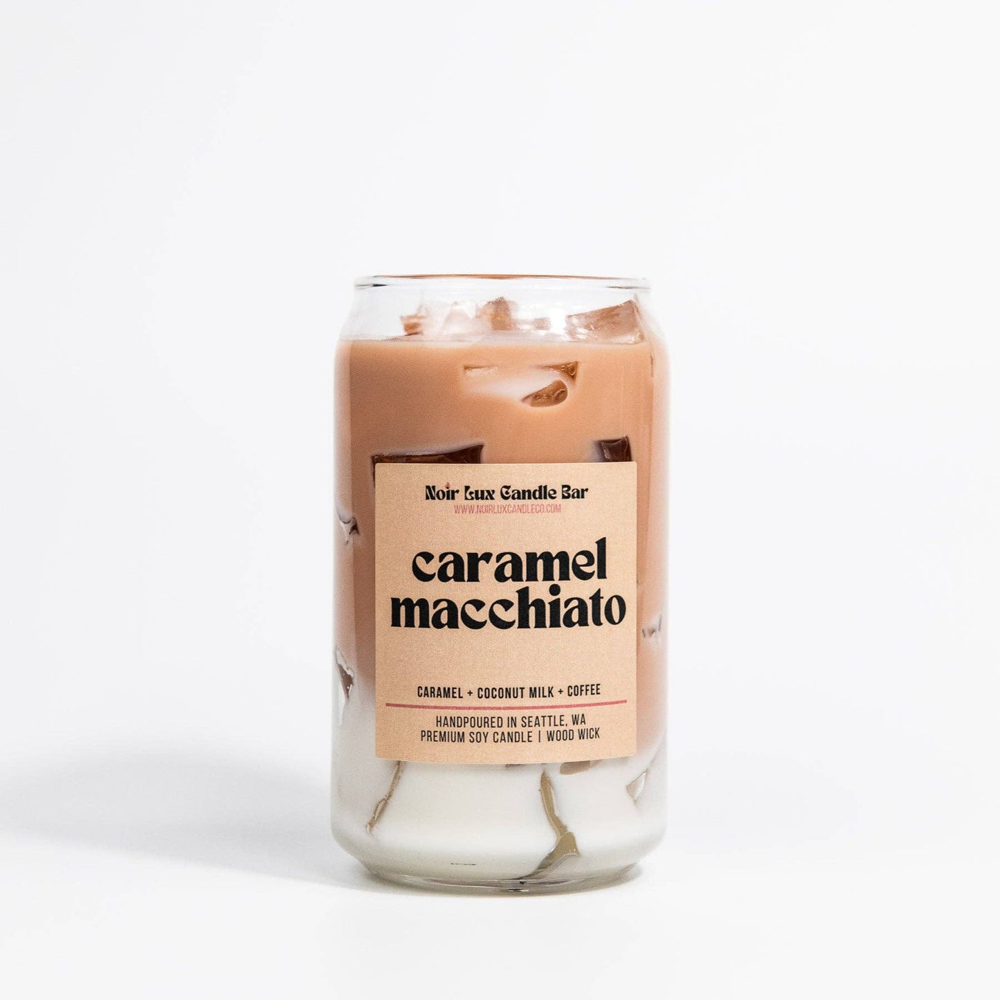 Iced Caramel Macchiato Coffee Candle: 10 oz