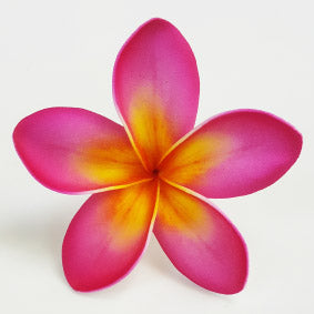 Specialty Plumeria Foam Flower with Stem (3.54 inches) FPLU123NI