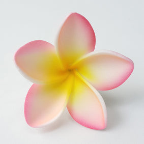Plumeria Foam Flower With Stem (2.35 inch) #PO25