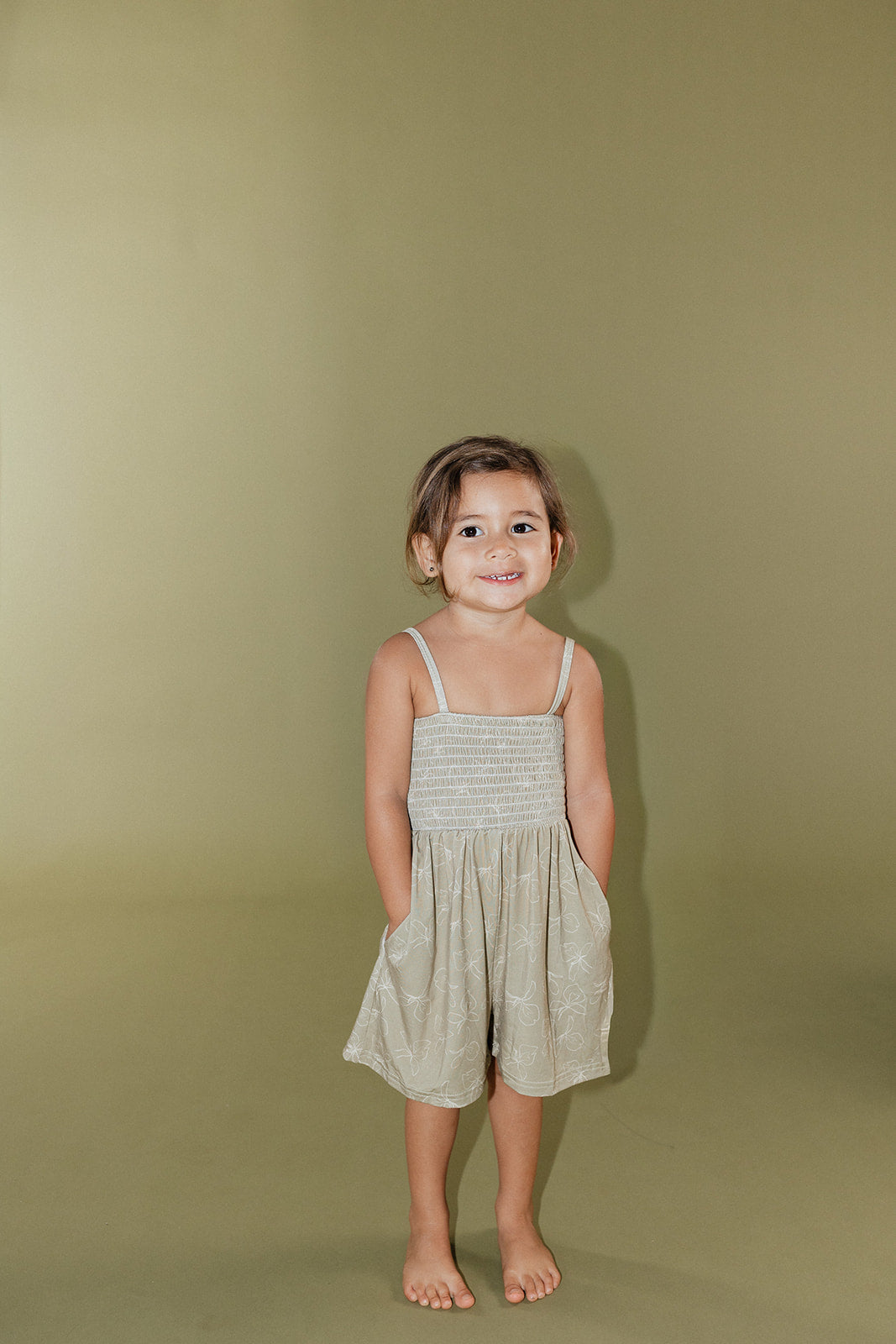 Hina Romper - Beige Ginger