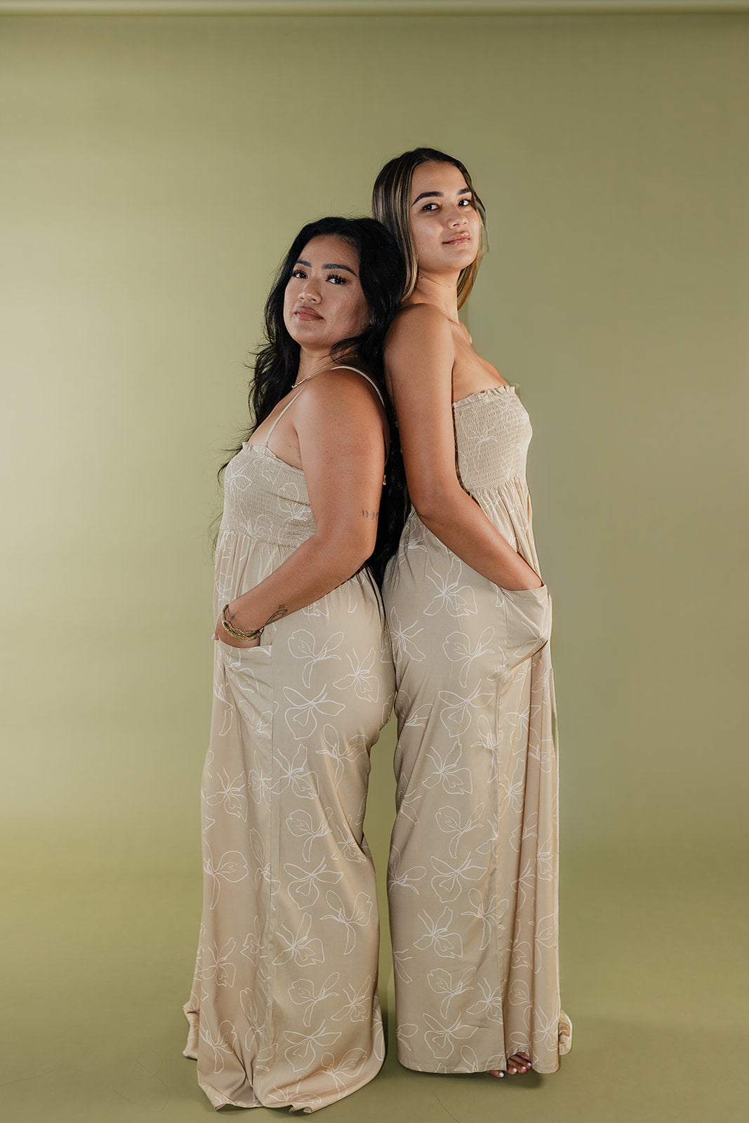 Chelley Jumpsuit - Beige Ginger