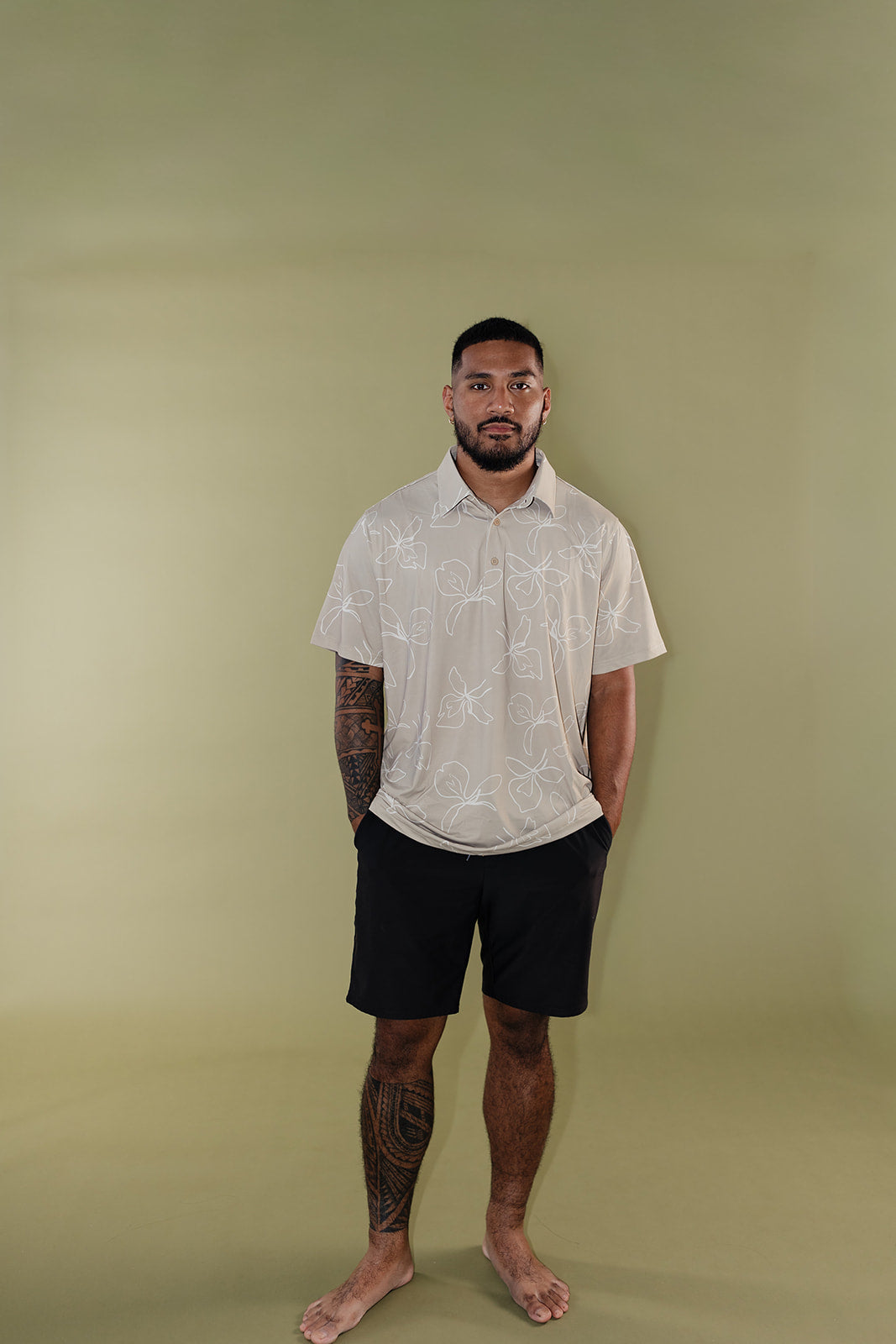 Men's Polo - Beige Ginger