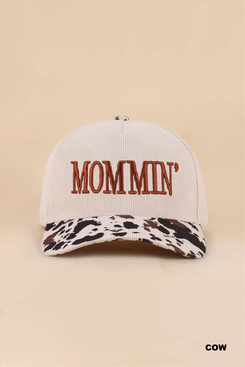 Mommin' Two Tone Corduroy Cap