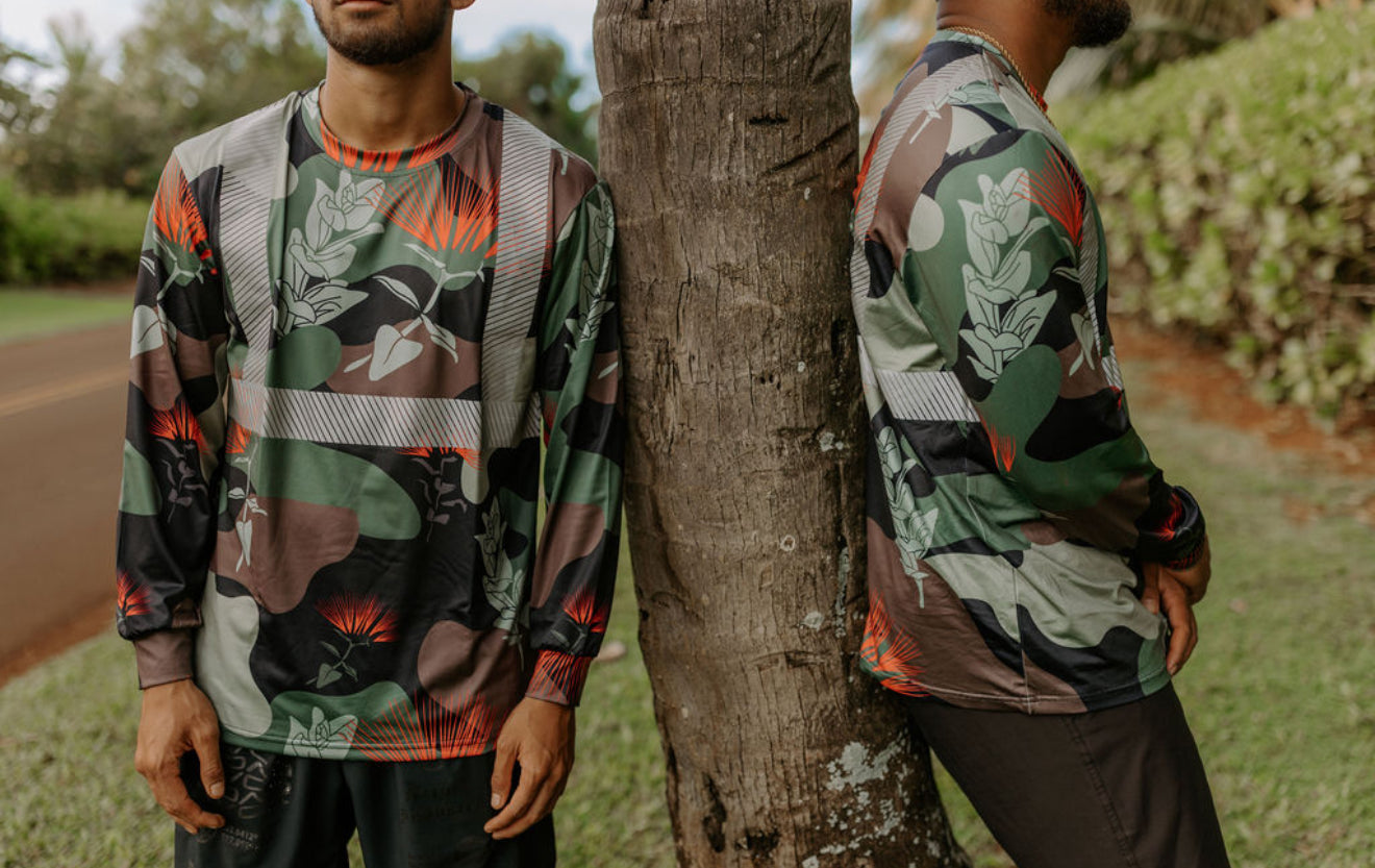 Camo Lehua High Vis Work Shirt