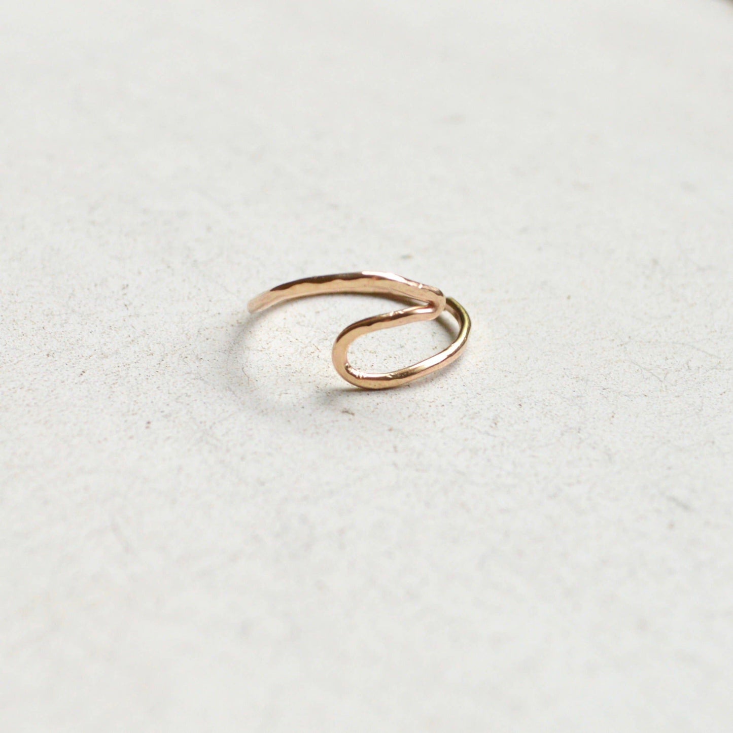 Wave Ring in Sterling or Gold
