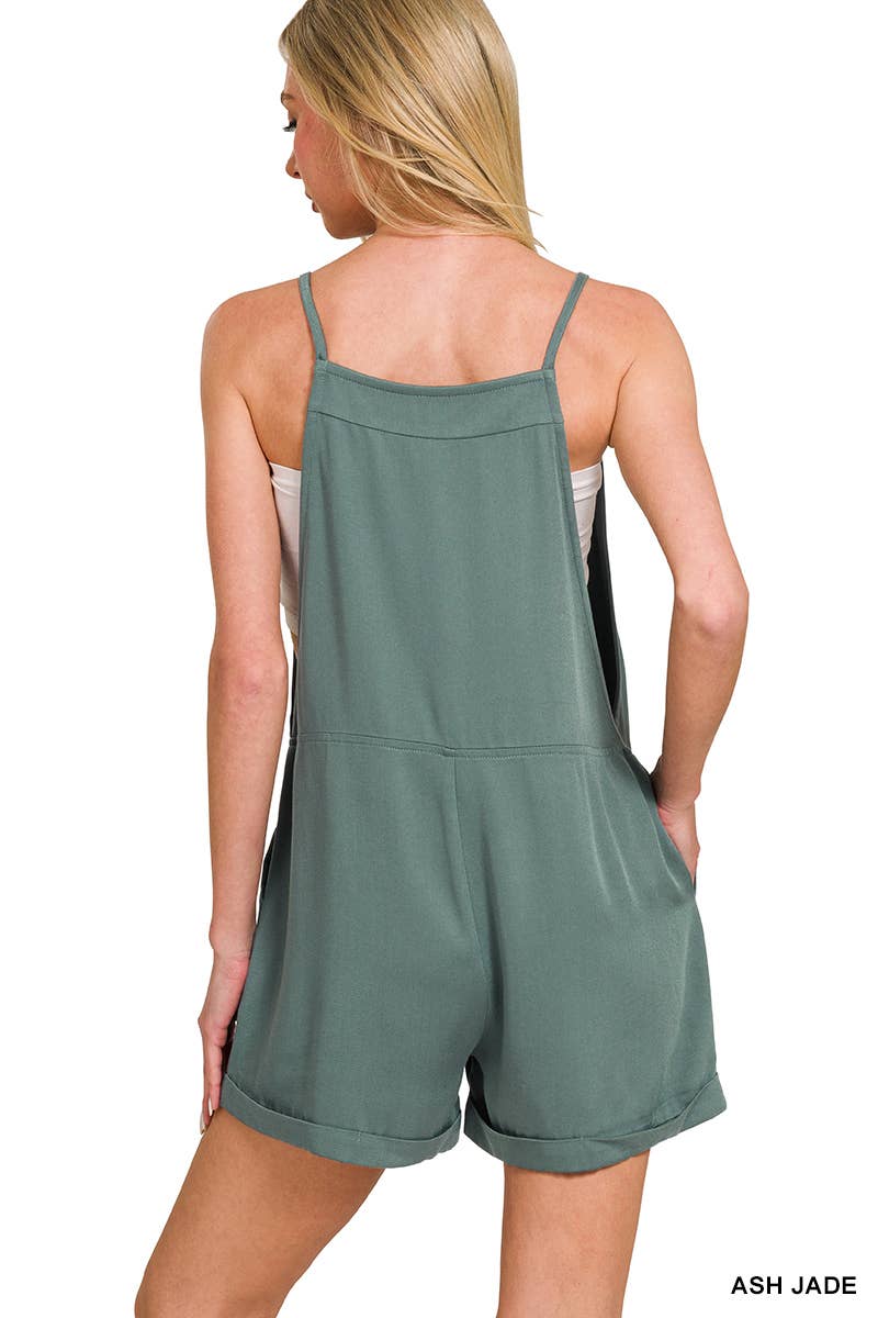 Knot Strap Romper w/ pockets