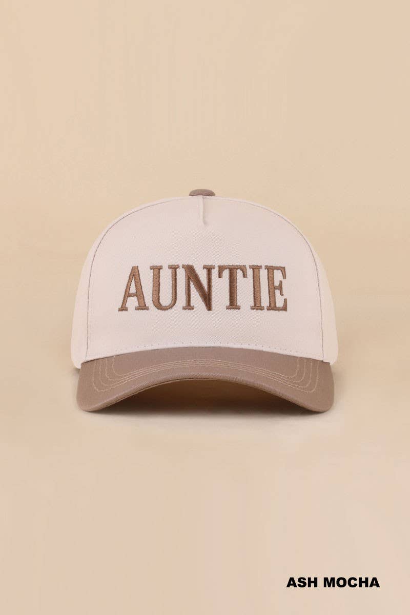 Auntie Two Tone Snapback Hat