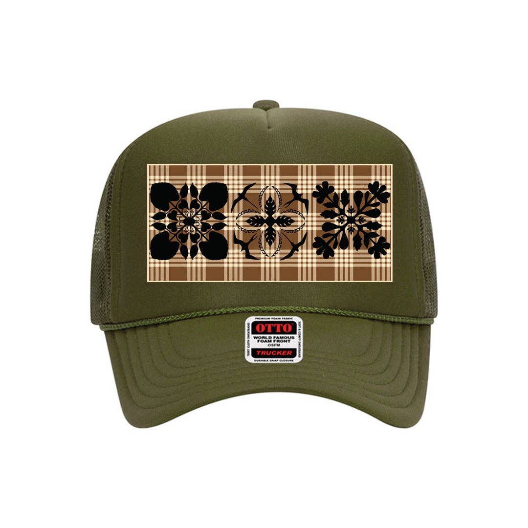 3Quilt Palaka Trucker Hat