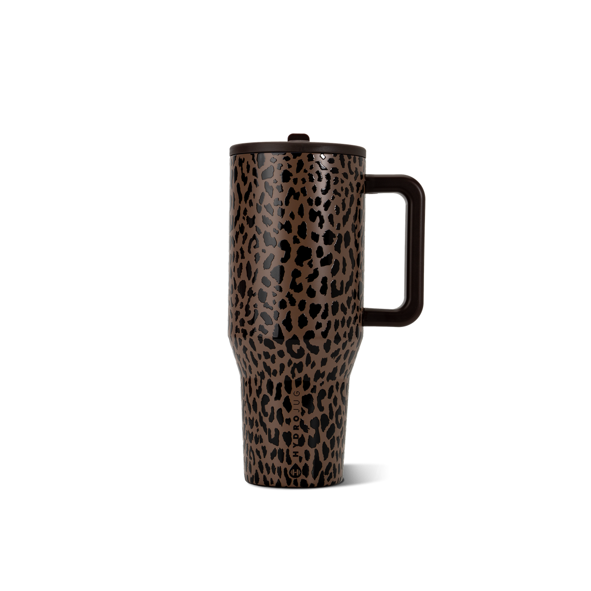 Brown Leopard HydroJug 32 oz Traveler Tumbler