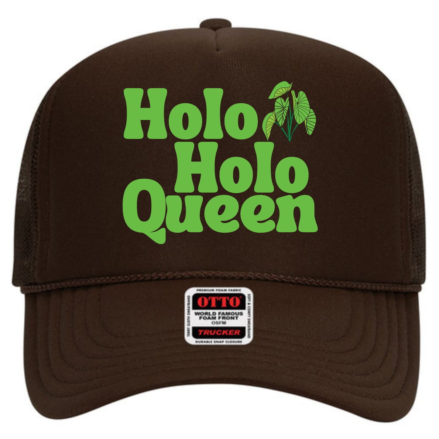 Holoholo Queen Adult Trucker Hat- Kalo