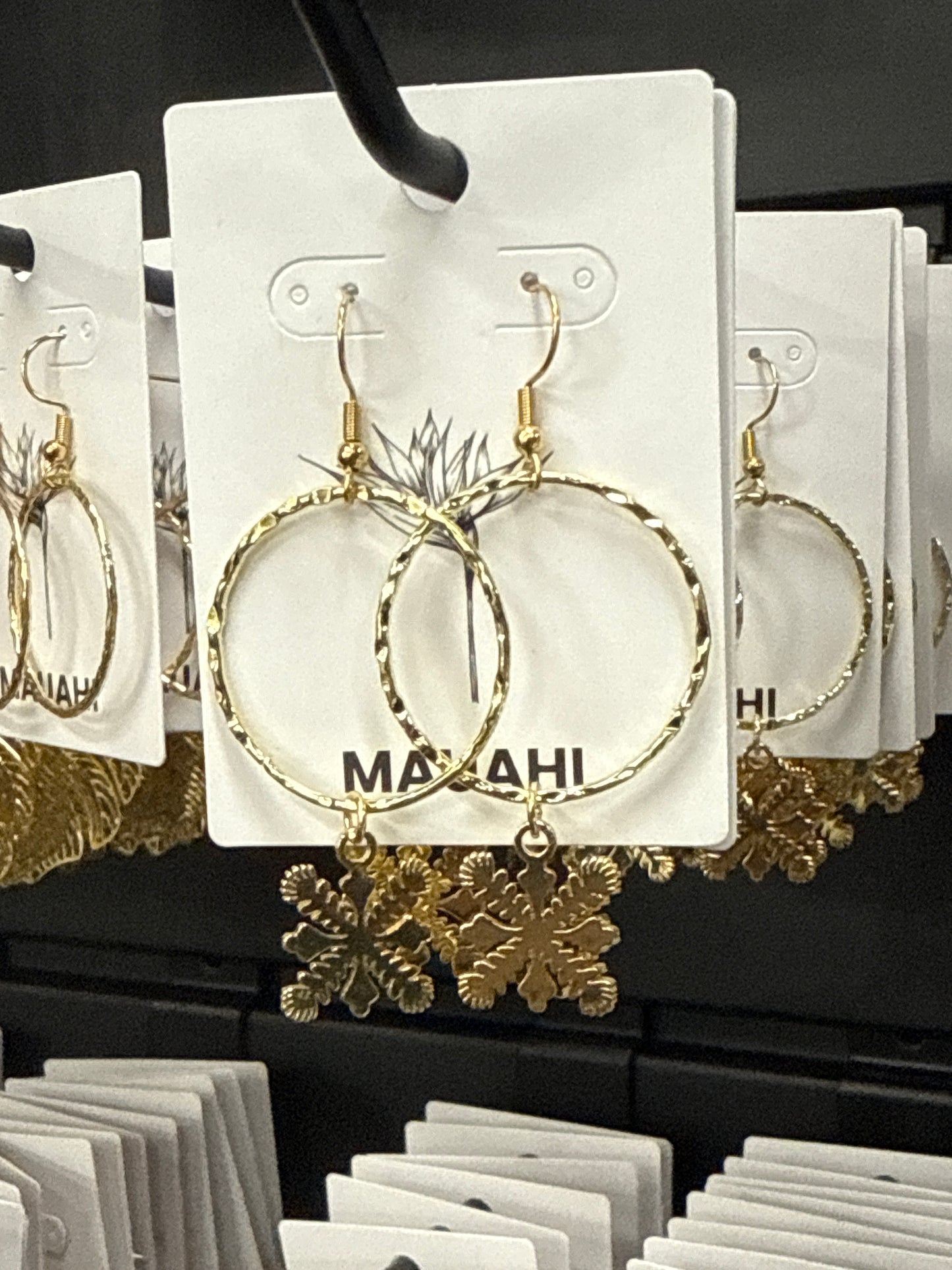 Mini Everyday Ohia Quilt Earrings