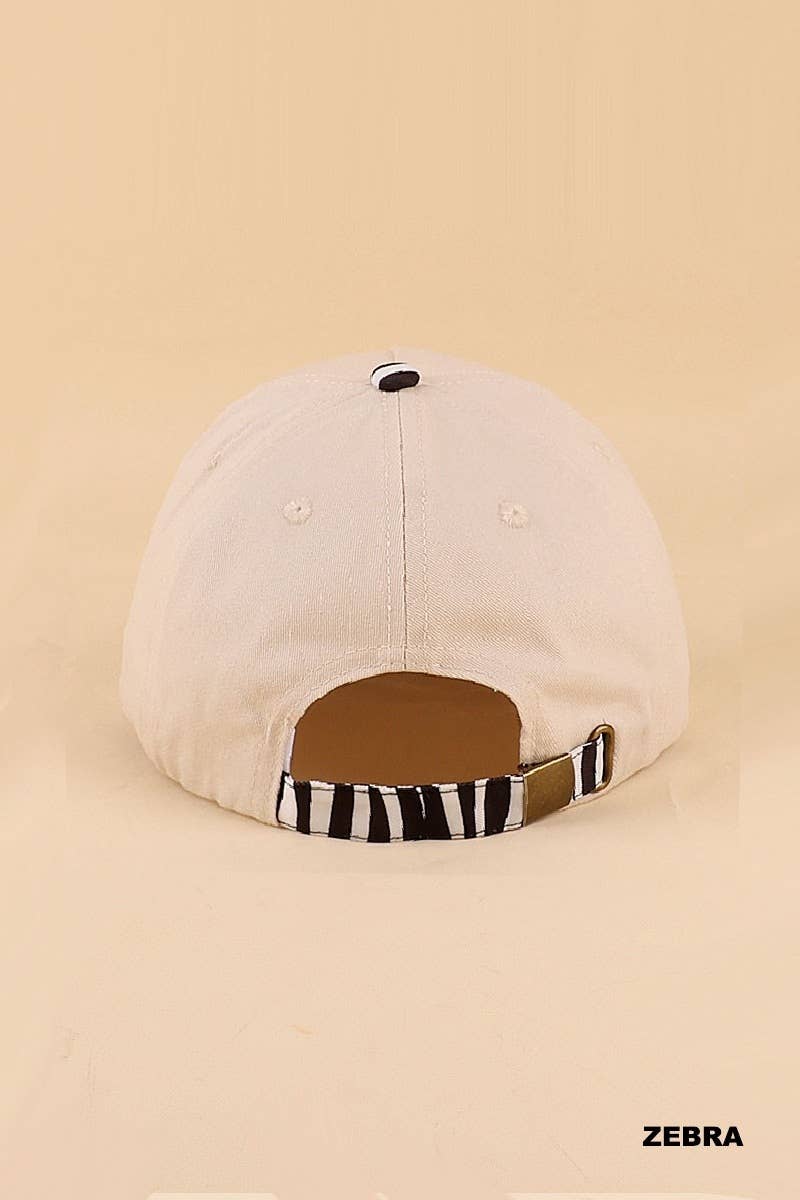 Mama Two Tone Canvas Cotton Cap