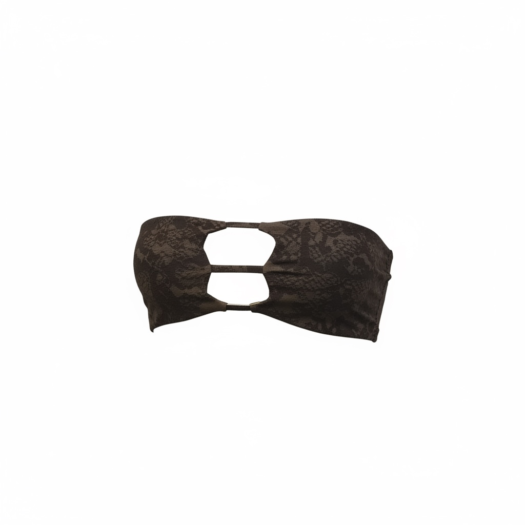 Kalea Top - Brown Textile Snake (ONLINE)