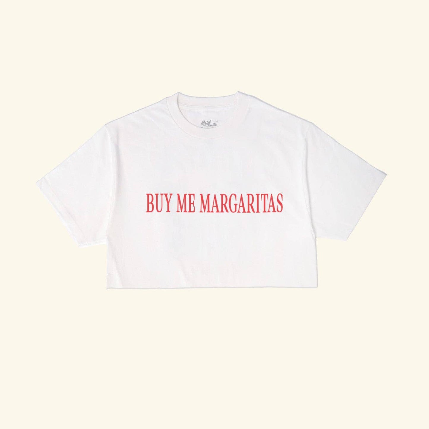 Buy Me Margs Crop - White