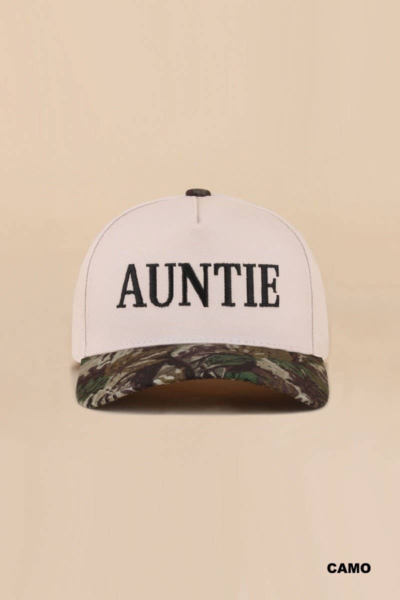 Auntie Two Tone Snapback Hat