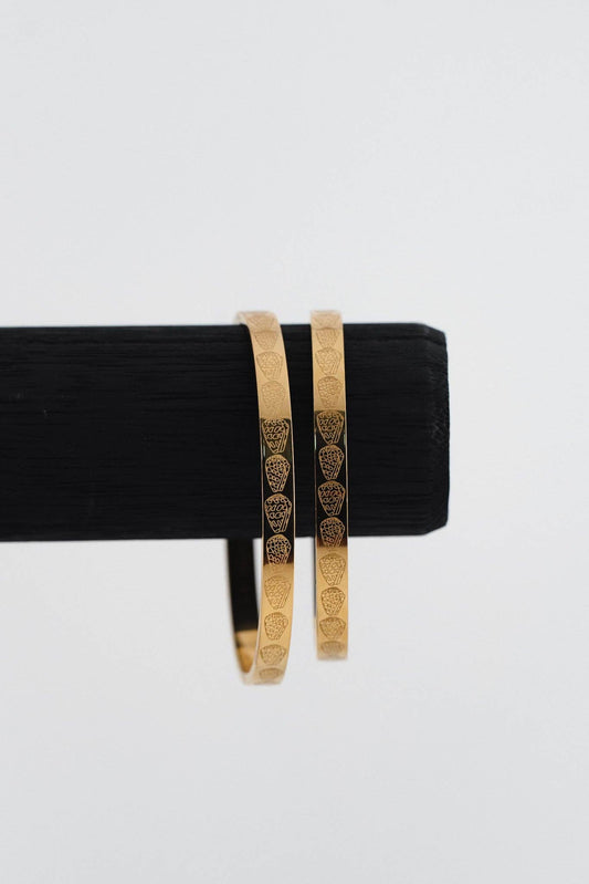 Hebrew Bracelet – 14K PVD Gold